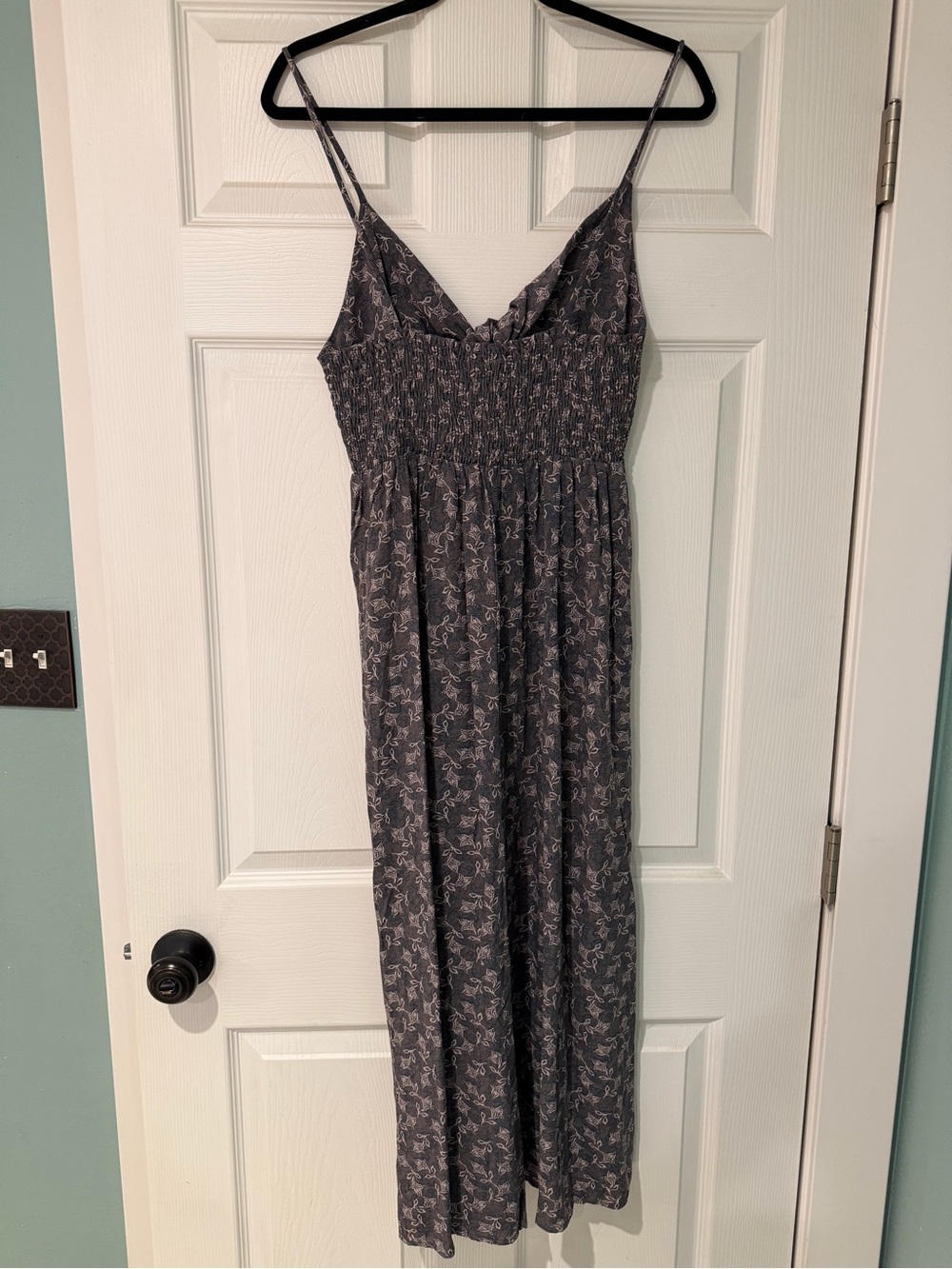 SOZY Twist-Front Floral Spaghetti-Strap Maxi Dress with Slit - Picture 3 of 6